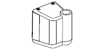 Universal Panel Mount, White