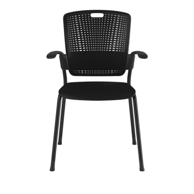 Cinto, Black Frame with Black Backrest and Seat Picture 2